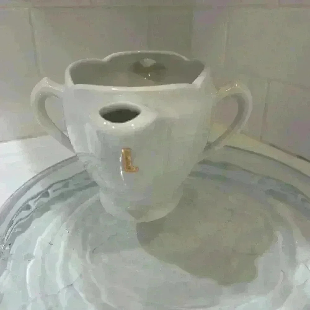 French Apilco Gravy Separator Classic Whiteware Porcelain Made in France - Picture 2 of 10